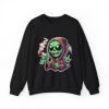 Stoner Reaper Alien Crewneck Sweatshirt
